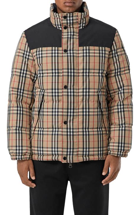 burberry mens blue plaid reversable jacket